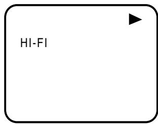 JVC HR-XV1MS - Indication de signal hifi - 1