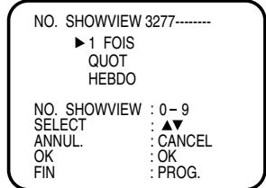 JVC HR-XV1MS - Entre le code showview à l'aide des 10 touches numériques. - 1