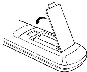 JVC HR-XV1MS - Comment installer les piles - 3