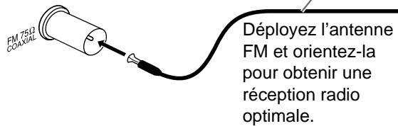 JVC NX-F3 - Antenne FM (fournie) - 1