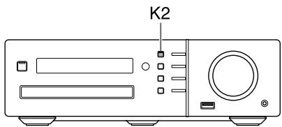 JVC NX-F4B - Drücken Sie [K2] auf der Fernbedienung oder auf der Haupteinheit. - 1