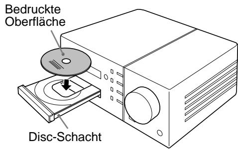 JVC NX-F4B - Legen Sie eine Disc in den Disc-Schacht. - 1