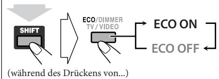 JVC NX-G5E - Einstellen auf ECO-Modus (Sparbetrieb) - 1