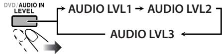 JVC NX-G5E - Pourajusterleniveaud'entree audio - 2