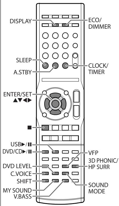 JVC NX-G5E - Ajustement du son et autres ajustements - 1