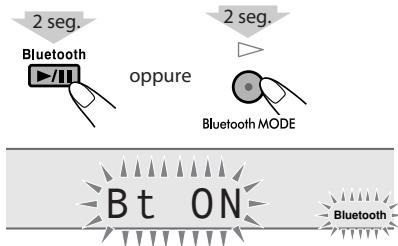 JVC NX-G5E - Attivare il trasmettitore Bluetooth. - 1