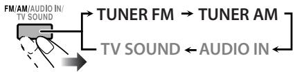 JVC NX-G5E - Wahlen Sie ein Frequenzband (UKW oder AM). - 1