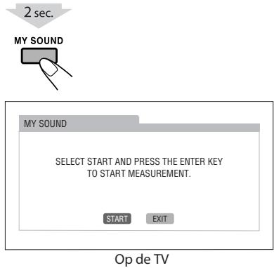 JVC NX-G5E - Instellen van MY SOUND - 2