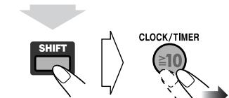 JVC NX-G5E - Selezionare la modalità di regolazione del timer. - 1