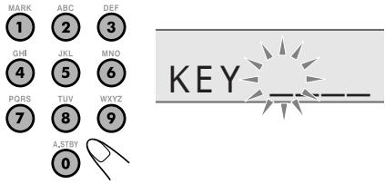 JVC NX-G5E - Geben Sie den PIN-Code der Kopfhörer an der Anlage ein. - 1