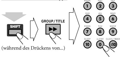 JVC NX-G5E - Zum Wahlen von Titel/Gruppe - 1