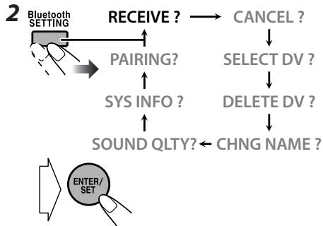 JVC NX-G5E - Écoute d'un lecture audio Bluetooth - 2