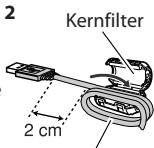JVC NX-G5E - Anschluss des Kernfilters - 2