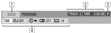 JVC NX-G5E - Information über On-Screen-Leiste - 3
