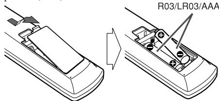 JVC NX-G5E - Preparazione del telecomando - 1