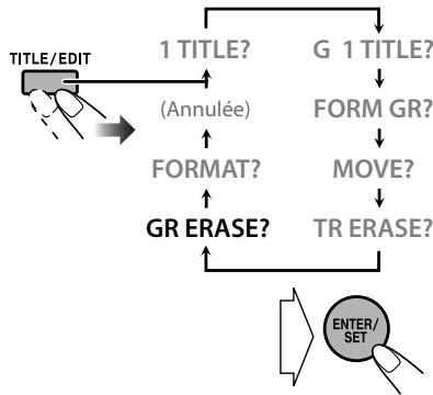 JVC NX-G5E - Choisissez "GR ERASE?" - 1