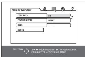 JVC QP-D5AL - Censure parentale - 1