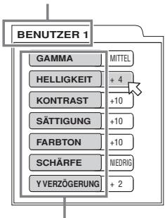 JVC QP-D5AL - Wahlen Sie die gewünschte Voreinstellung mit / . - 2
