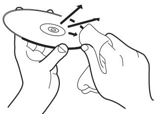 JVC QP-D5AL - Nettoyage des disques - 1