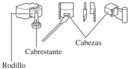 JVC RC-ST3 - Limpieza de las cabezas, cabrestante y rodillo - 1