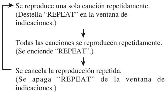 JVC RC-ST3 - Presione PRESET/REPEAT antes o durante la reproducción. - 1