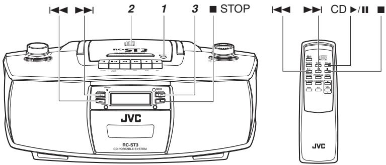 JVC RC-ST3 - Basisbediening - 1