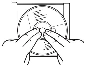 JVC RC-ST3 - Notes on handling discs - 2