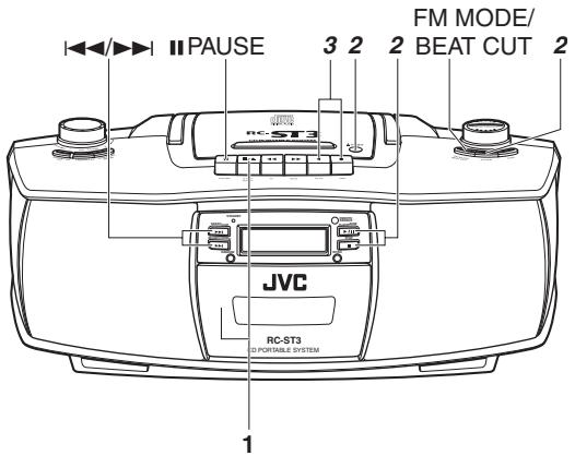 JVC RC-ST3 - Recording on a cassette - 1