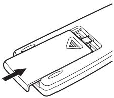 JVC RC-ST3 - Schließen Sie den Batteriefachdeckel wieder. - 1