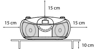 JVC RD-EZ15 - Dessous: - 1