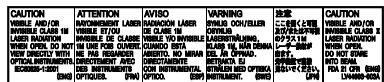 JVC RD-EZ15 - IMPORTANT POUR PRODUITS LASER - 1