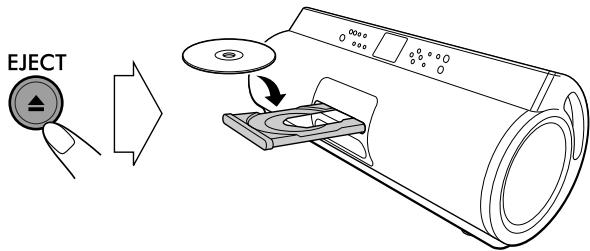 JVC RD-HA3E - Zum Einsetzen einer Disc - 2