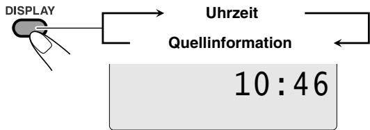 JVC RD-HA3E - Zum Prüfen der aktuellen Uhrzeit bei der Wiedergabe - 1