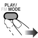 JVC RD-HAS3B - Bei gestoppter Wiedergabe aktivieren Sie Programmwiedergabe. - 1