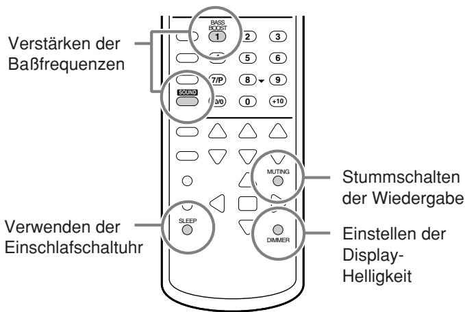 JVC RX-8032V - Die folgenden Grundfunktionen können nur über die Fernbedienung ausgeführrt werden. - 1