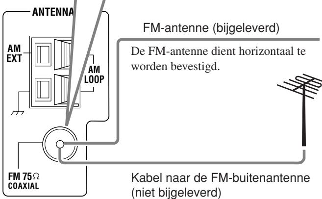 JVC RX-8032V - Aansluten van de FM-antenna - 3