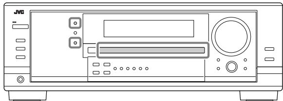 JVC RX-8032V - Aktivierung der Surround-Betriebsarten - 1
