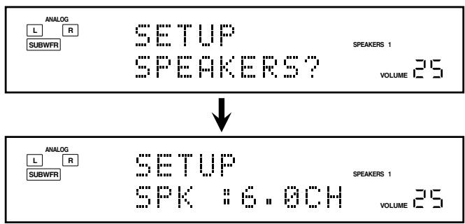 JVC RX-8032V - Appuyez sur QUICK SPEAKER SETUP. - 1
