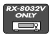 JVC RX-8032V - Voor de RX-8032VSL: - 1