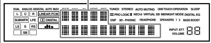 JVC RX-8032V - Druktstreeks op de toets van de gewenste afspeelbron. - 1