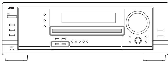 JVC RX-8032V - Auswahlen des Analog- oder Digitaleingangsmodus - 1