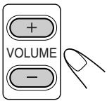 JVC UX-G200 - Einstellen der Lautstärke - 1