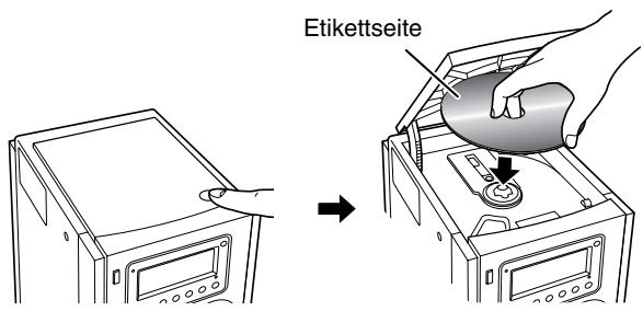 JVC UX-G200 - Zum Einsetzen einer Disc - 1