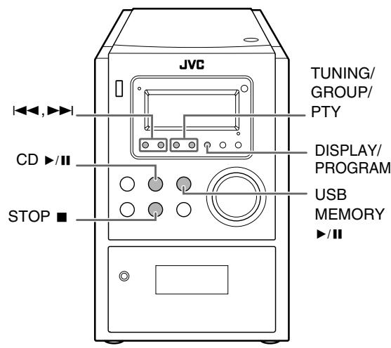 JVC UX-G200 - Erweiterte Disc/USB-Massenspeichergerät-Bedienverfahren - 2