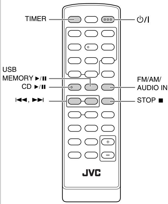 JVC UX-G200 - Utilisation de la minuterie quotidienne - 1