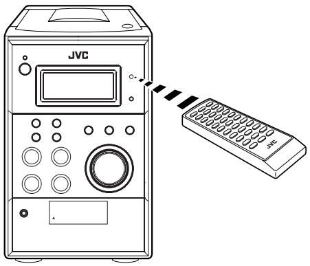 JVC UX-G28E - La chaîne ne peut pas être commandée avec la télécommande. - 1