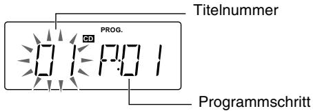 JVC UX-G28E - Wahlen Sie die Titel für die programmierte Wiedergabe aus. - 1