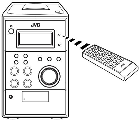 JVC UX-G28E - Systeem kan nicht met de afstandsbediening worden bediend. - 1