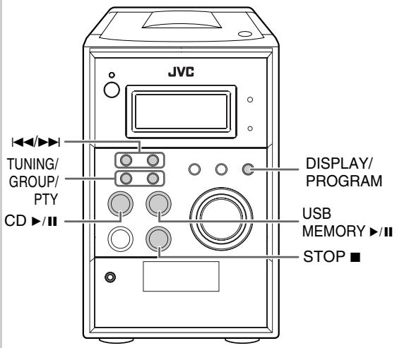 JVC UX-G28E - Opérations avancées - disque/périphérique USB de stockage de masse - 1