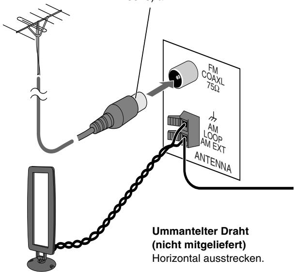 JVC UX-G28E - FM-AuBenantenne (nicht mitgeliefert) - 1